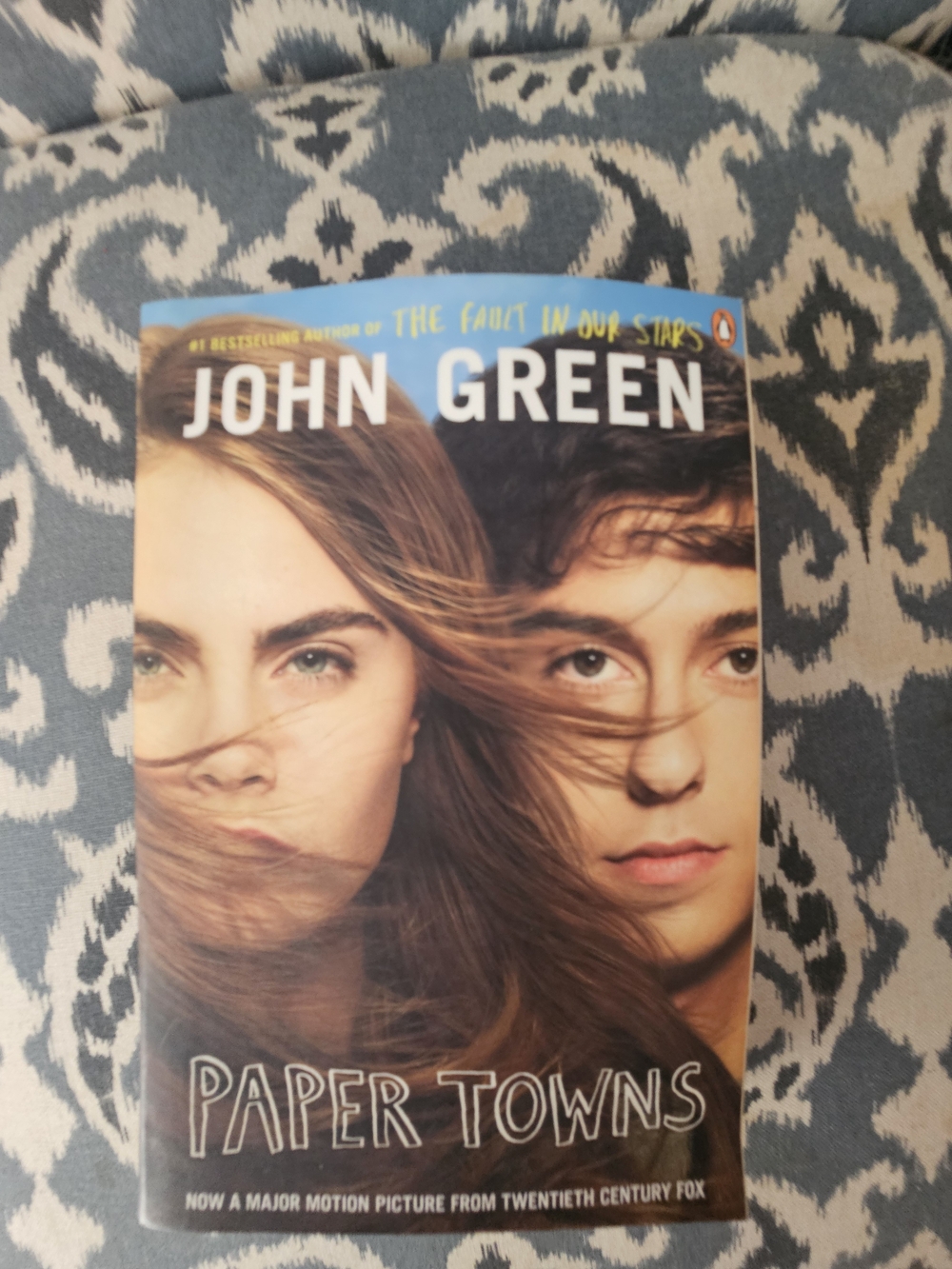 John Green Paper Towns - Blue Cover